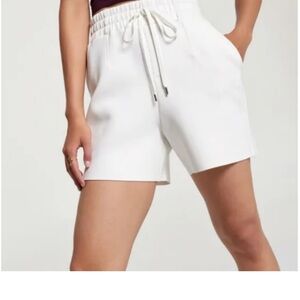 Calia Women's Scuba High‎ Rise Light Cream Soft Athletic Shorts Size XS